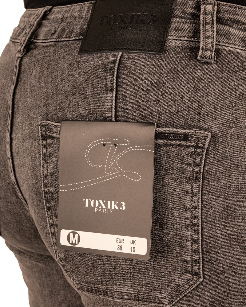 Grey wide leg jeans van Toxik