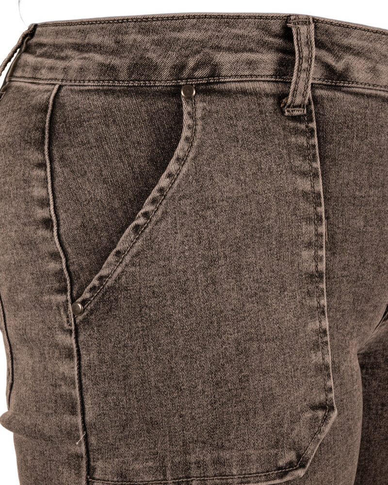 Grey wide leg jeans van Toxik