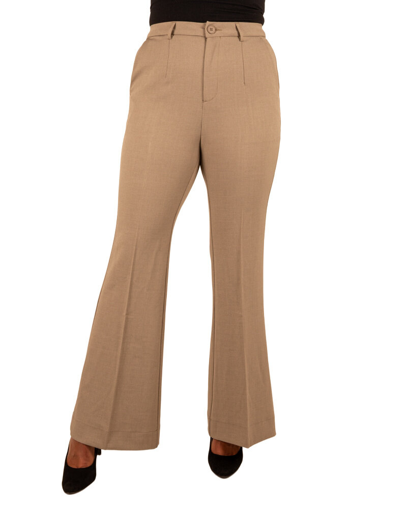 Donkerbeige pantalon van Norfy