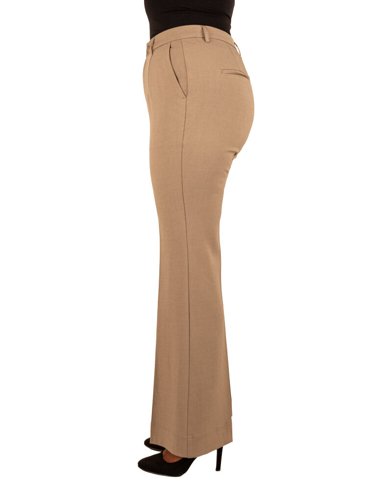 Donkerbeige pantalon van Norfy
