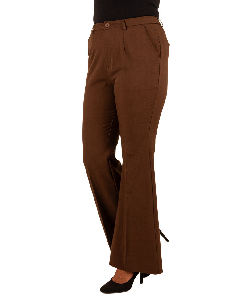 Donkerbruine pantalon van Norfy