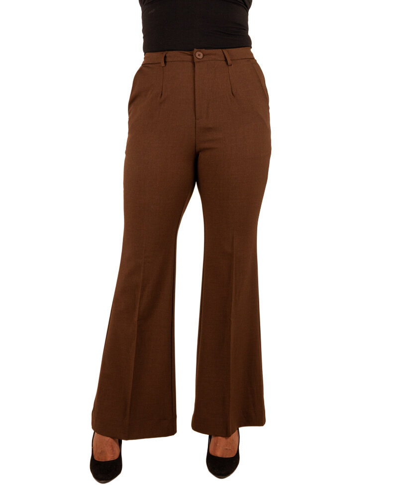 Donkerbruine pantalon van Norfy