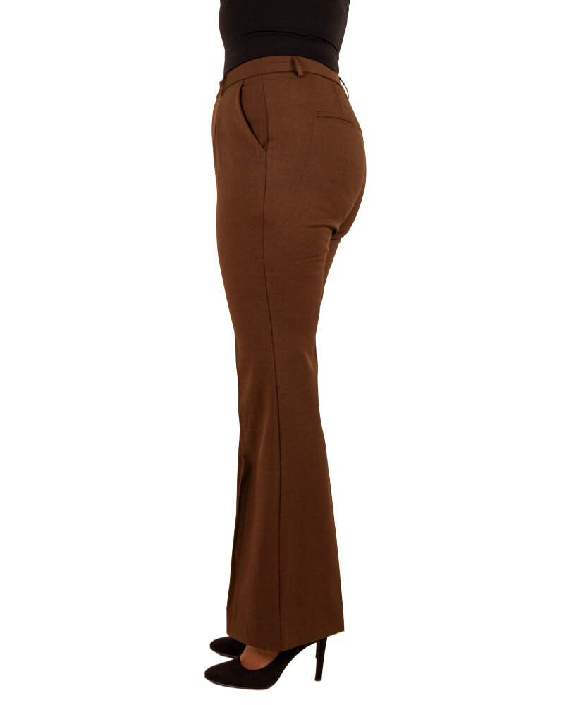 Donkerbruine pantalon van Norfy