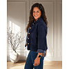 Marine blauw zacht blazer jasje van El vita