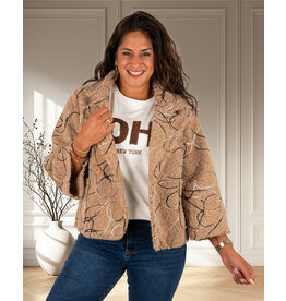 New Collection Camel jasje met werkje