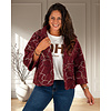 Bordeaux jasje met werkje van New Collection