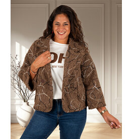 New Collection Bruin jasje met werkje