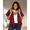 Bordeaux oversized bodywarmer van New Collection
