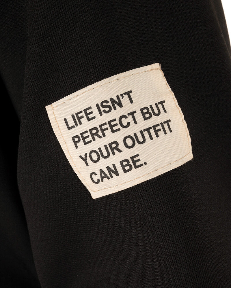 Zwart joggingpak met lange mouw van El-Vita