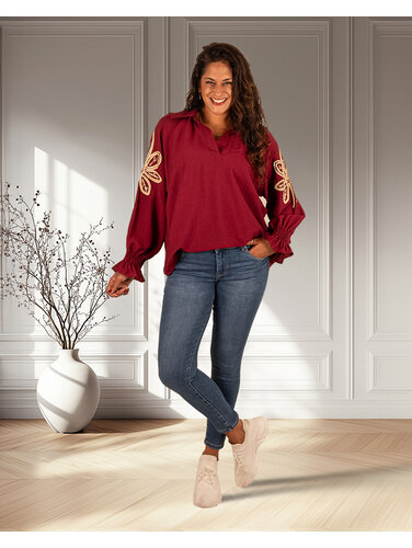 Toxik Mid blue skinny jeans  van Toxik