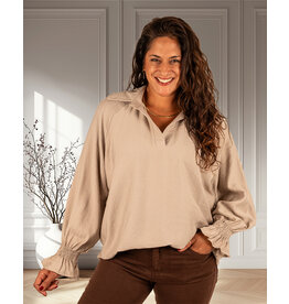 Gemma Ricceri Beige blouse van Gemma Ricceri