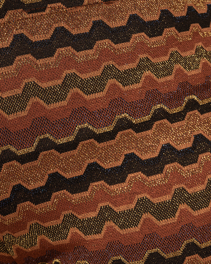 Bruine print broek van Forza