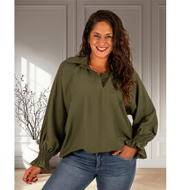 Gemma Ricceri Groene blouse van Gemma Ricceri