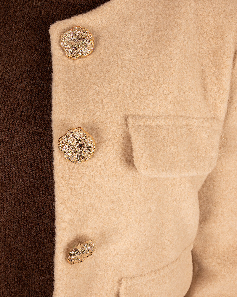 Beige kort jasje van El-Vita