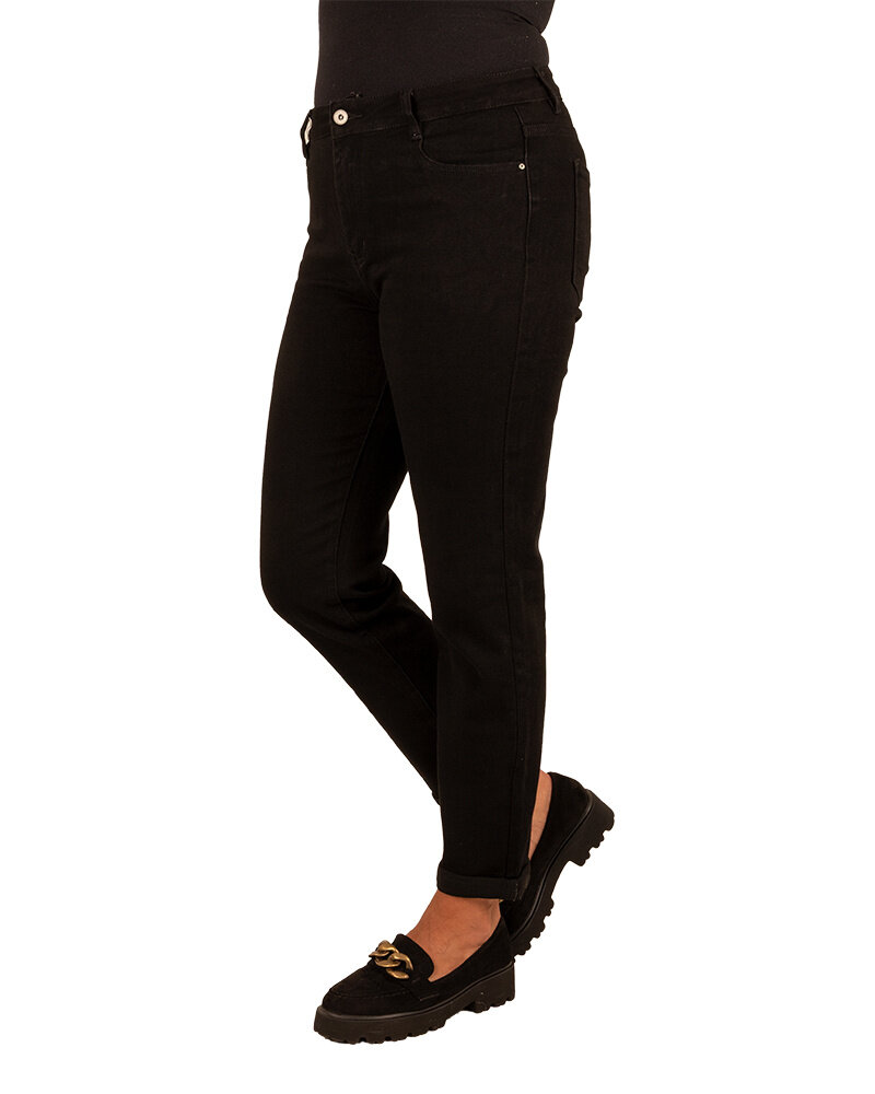 Black high waist mom jeans van Hello Miss
