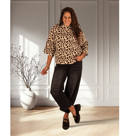 Zwarte barrel jeans van Forza