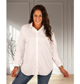 El-Vita Witte oversized blouse