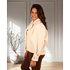 Ecru jas vleermuismouw van New Collection