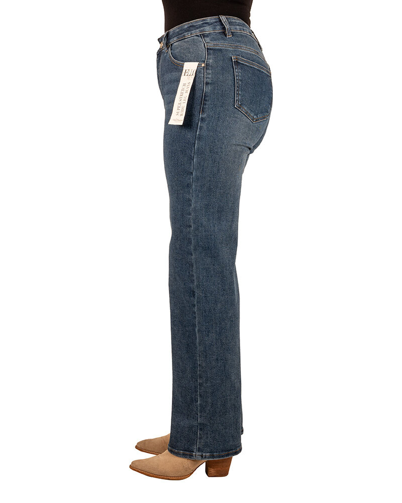 Mid blue wide leg  jeans van Hello Miss