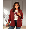 Bordeaux blazer van Forza