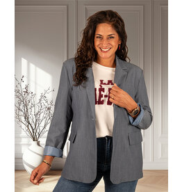 Blauwe blazer van Forza