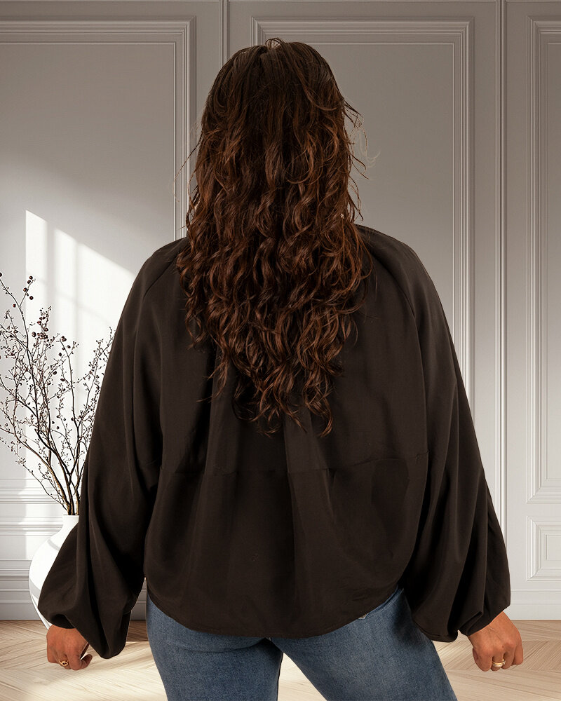 Zwarte ballonjas van El-Vita