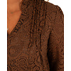 Bruine kanten blouse van Kilky