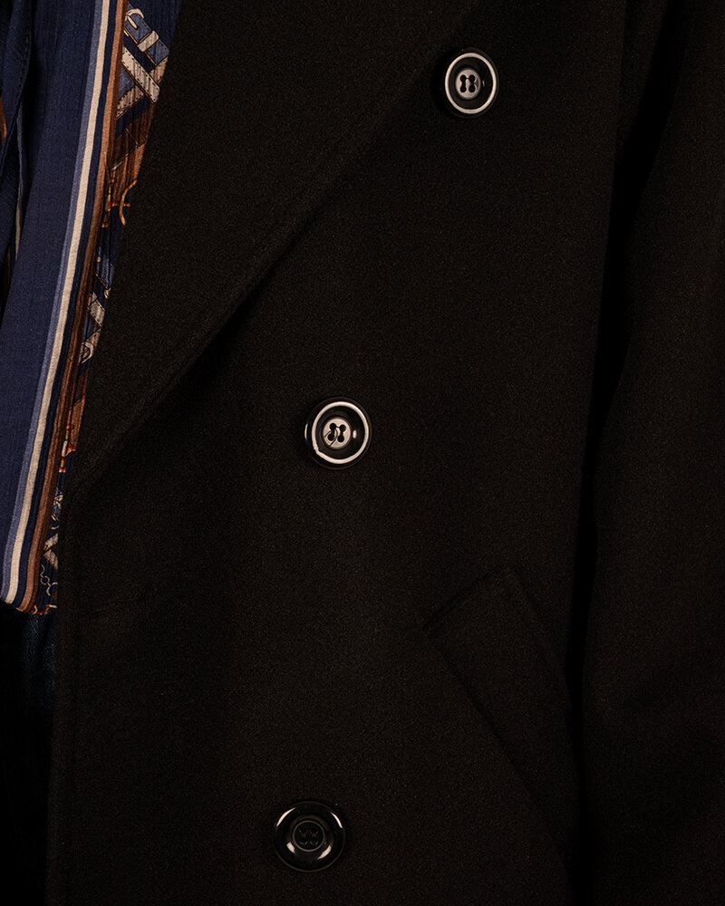 Zwarte lange jas van El-Vita