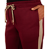 Bordeaux jogpantalon met bies van El vita