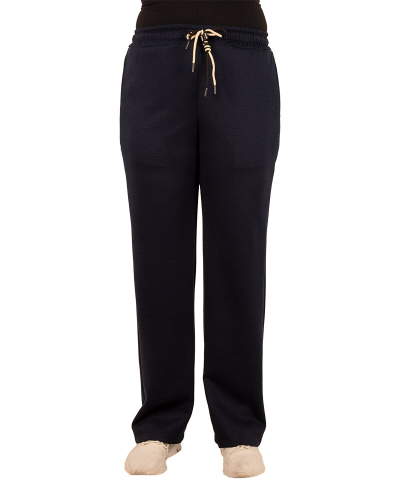 Donkerblauwe jogpantalon met bies van El vita