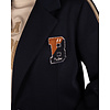 Donkerblauwe jogging blazer met bies van El vita