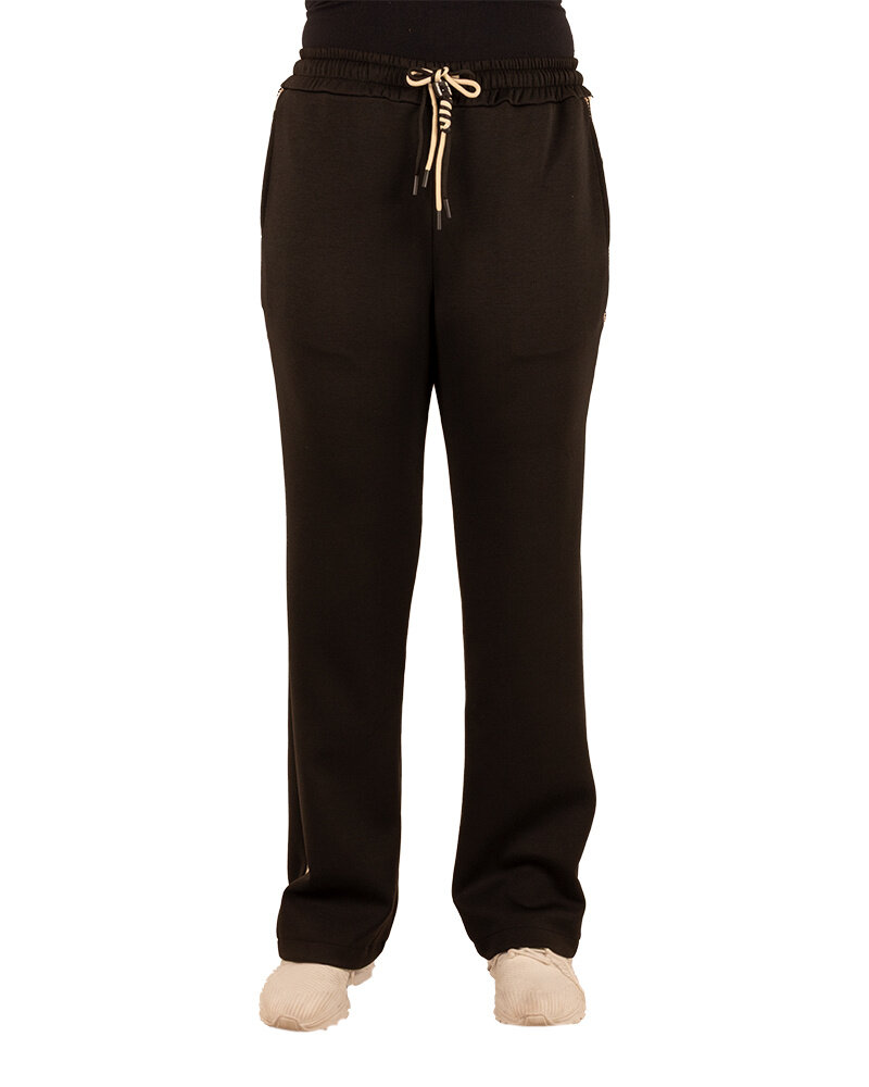 Zwarte jogpantalon met bies van El vita