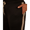 Zwarte jogpantalon met bies van El vita