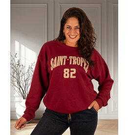Bordeaux sweater "Saint-Tropez"