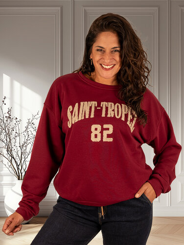 Bordeaux sweater "Saint-Tropez"