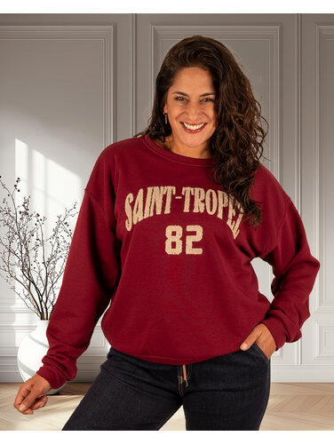 Bordeaux sweater "Saint-Tropez"