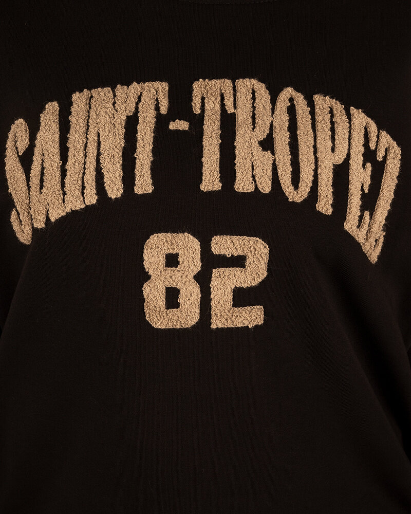 Zwarte sweater "Saint-Tropez" van Mooij