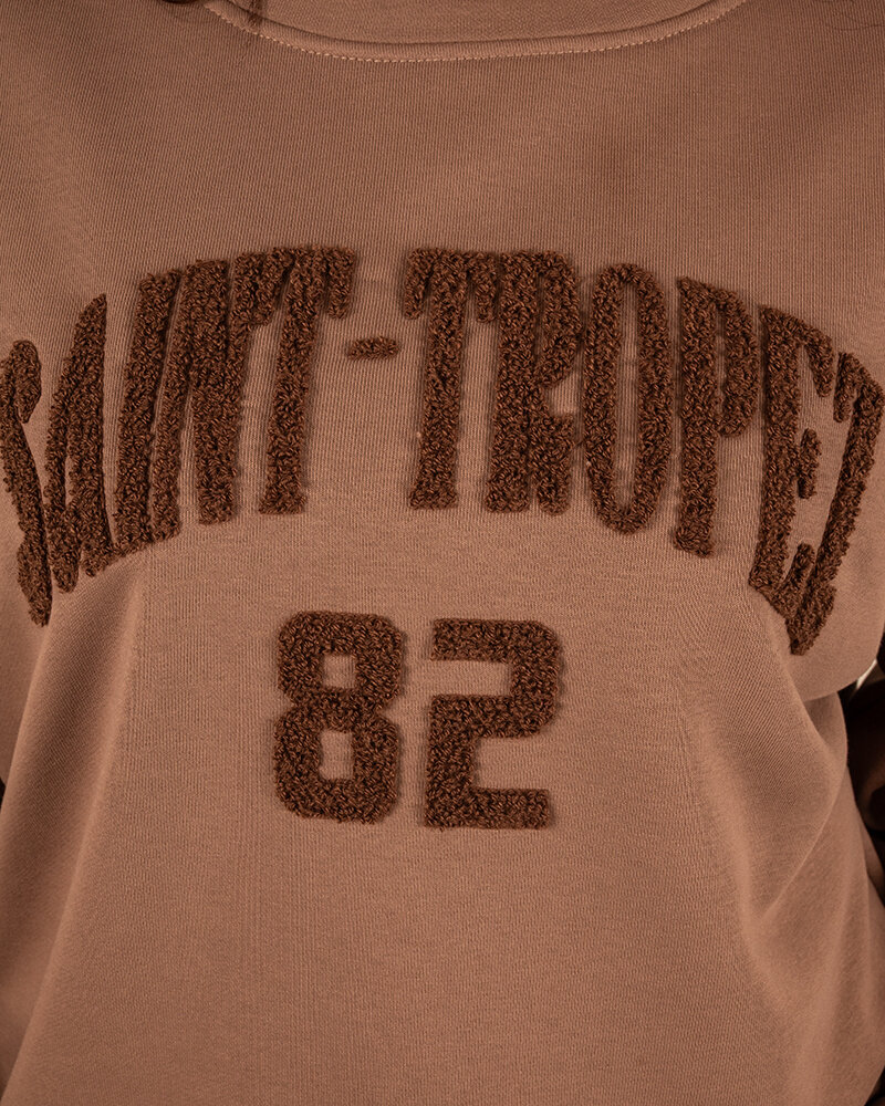 Lichtbruine sweater "Saint-Tropez" van Mooij