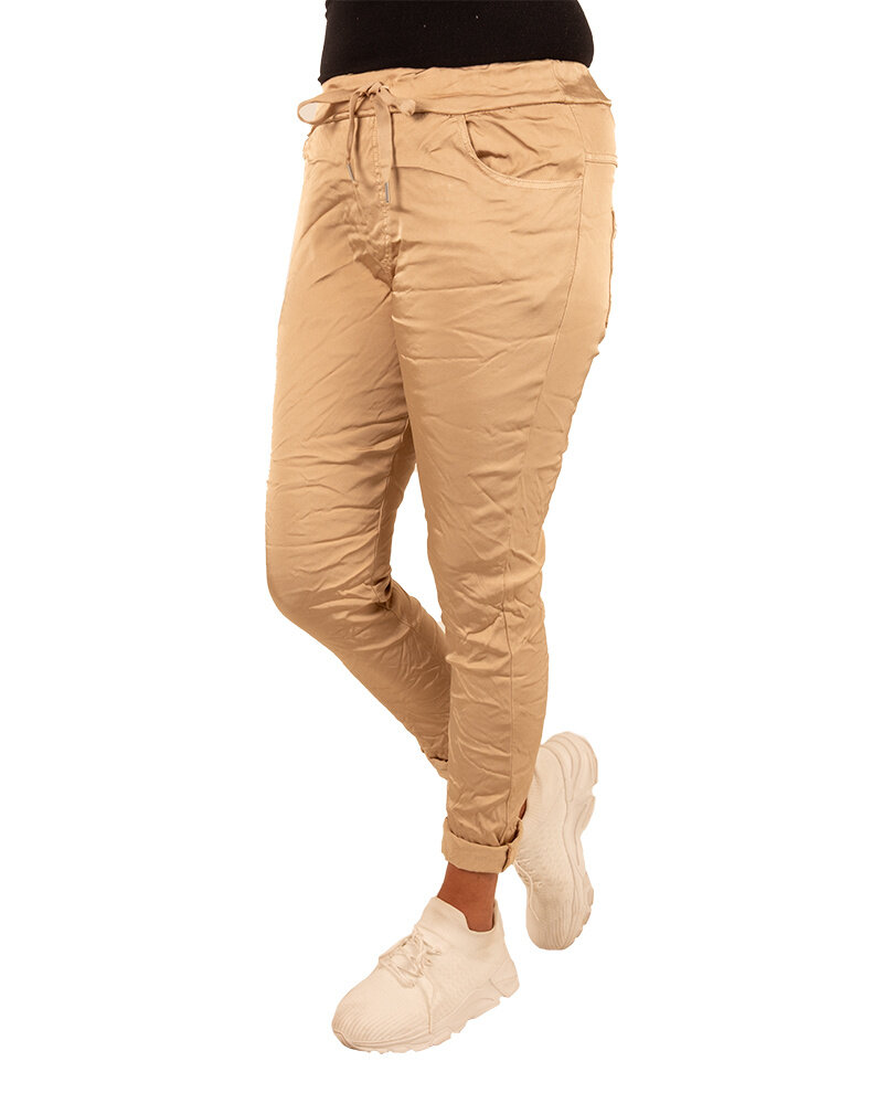 Goud glans broek van Dyvie