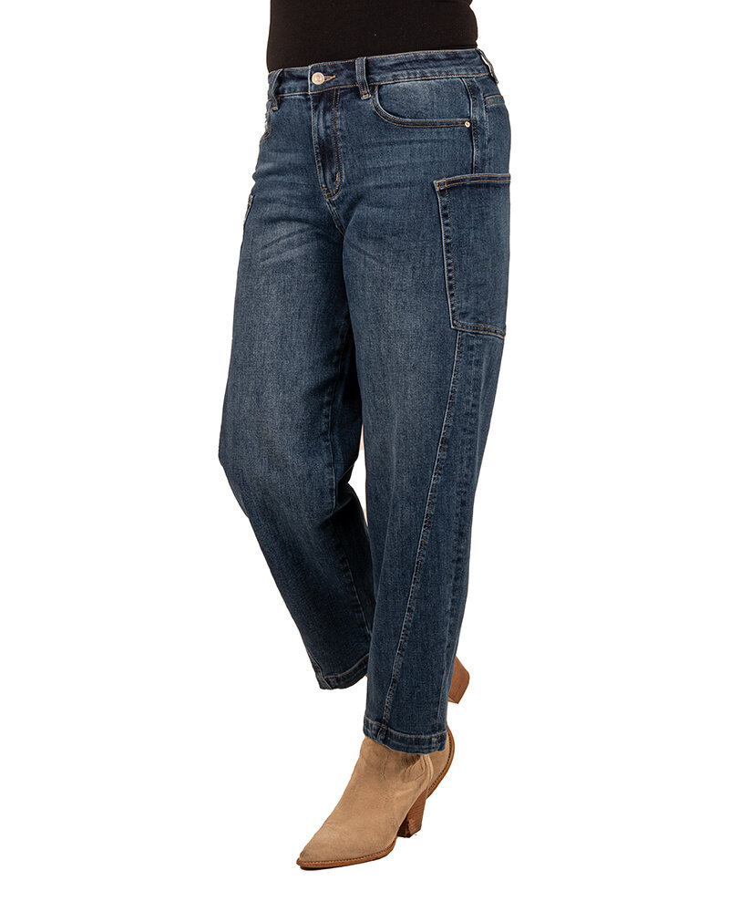 Blue jeans balloon fit van Sarah John