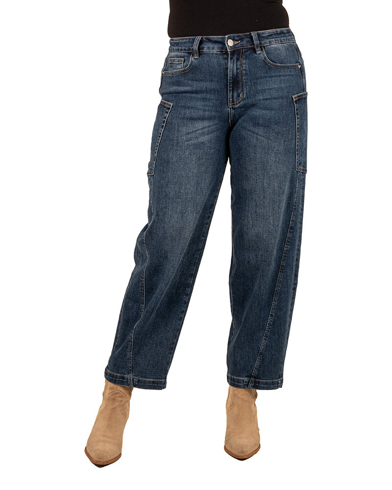 Blue jeans balloon fit van Sarah John