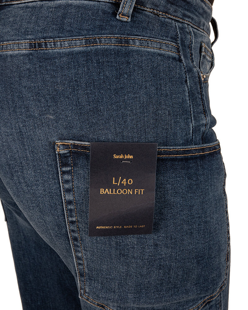 Blue jeans balloon fit van Sarah John