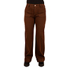 Donkerbruine wide leg jeans van Folyrose