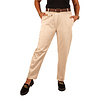 Beige stretch broek met riem van Héra