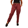 Bordeaux stretch broek met riem van Héra