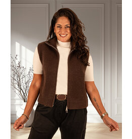Bruine bodywarmer