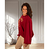 Bordeaux oversized sweater "The Label 14" van Forza