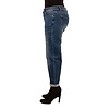 Blue barrel wide leg jeans van Forza