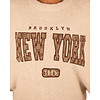 Beige trui "New York" van Moocci