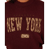 Bordeaux trui "New York" van Moocci